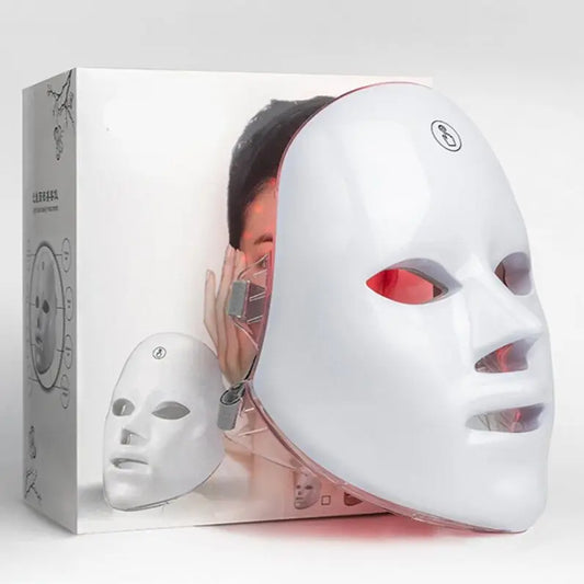 New Beauty Facial Color LED Light Mask – 7-Color Photon Rejuvenation & Light Therapy Device by Topchant