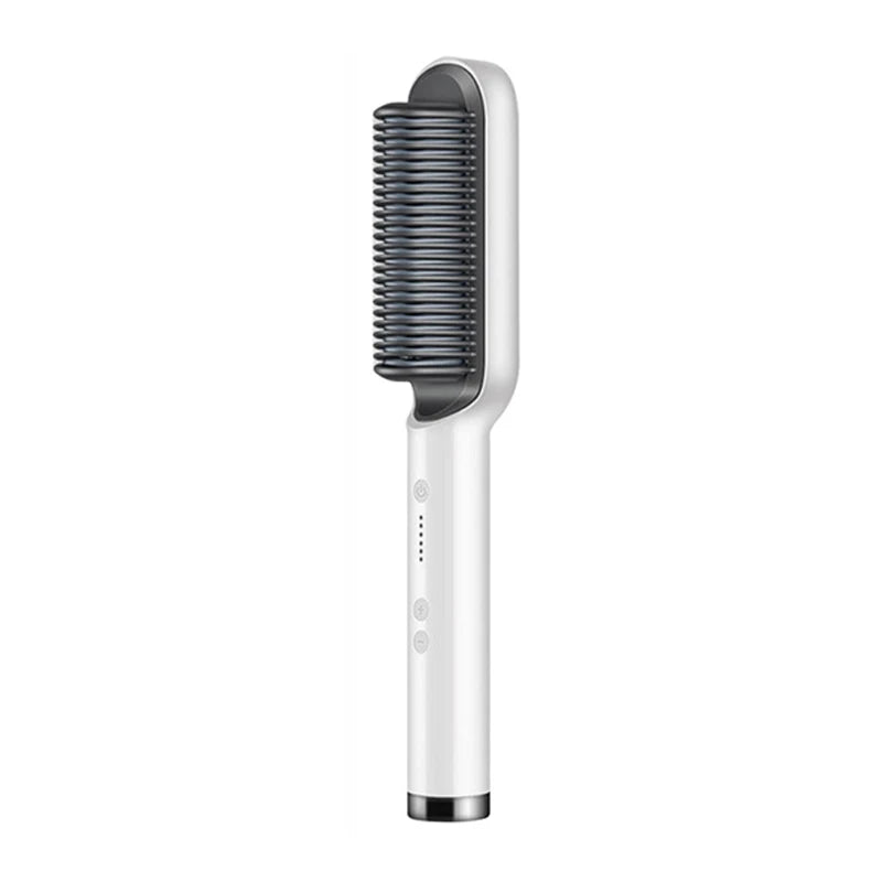 High-Quality Electric Hair Straightener Brush – Professional Fast Heating Ceramic Hair Straightener.
