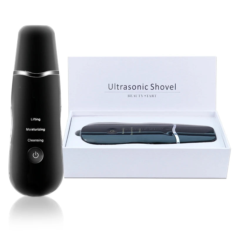Ultrasonic Skin Scrubber – Professional Pore Cleaner & Blackhead Remover | Deep Facial Cleansing Device for Home Use
