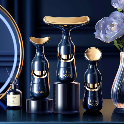 Luxury EMS Face & Neck Massager – Anti-Aging Skin Tightening Device by Reveal Aura™