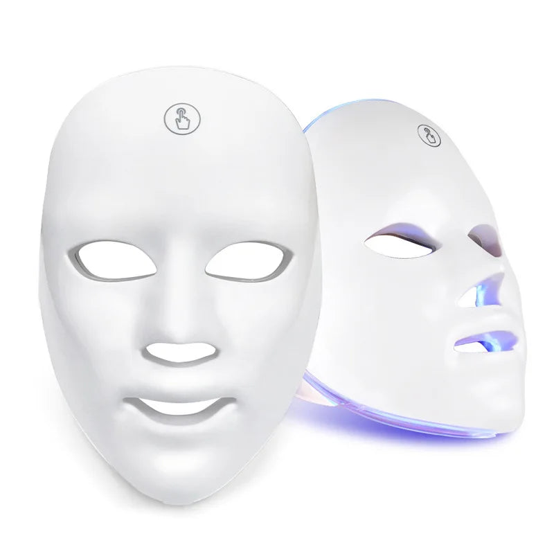 New Beauty Facial Color LED Light Mask – 7-Color Photon Rejuvenation & Light Therapy Device by Topchant