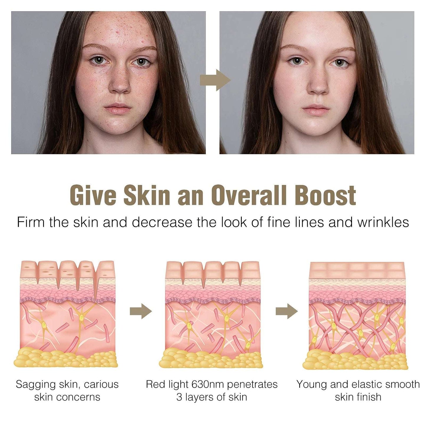 Rechargeable Rejuvenation LED Face Mask – 4 Colors PDT Photon Therapy for Skin Rejuvenation & Anti-Aging